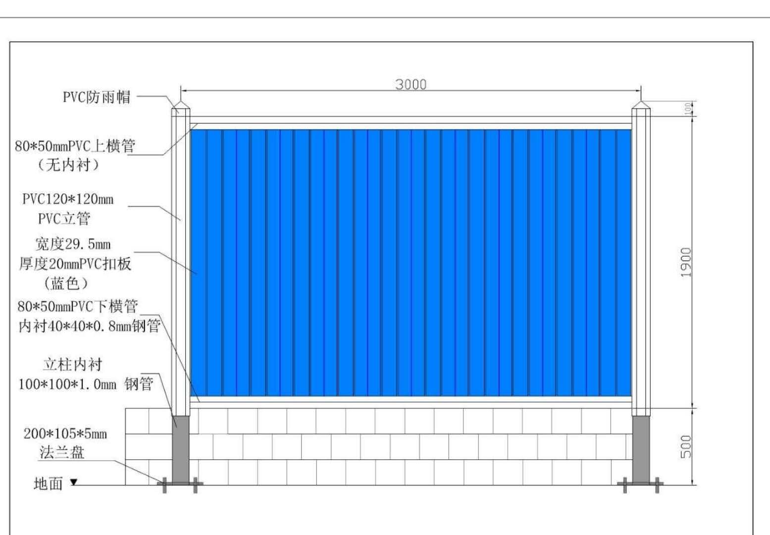 PVC施工围挡图1