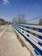 合肥金属桥梁钢护栏安装完工